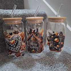 Holiday Glass Jars
