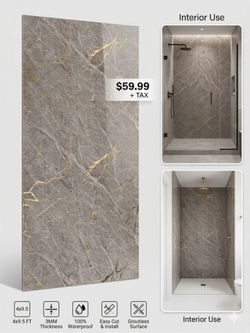 PVC 4X9.5 SHOWER PANELS