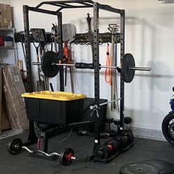 Power Rack And Weights 