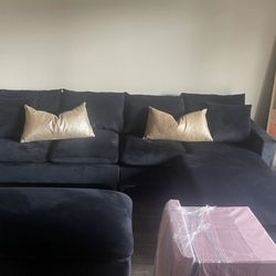Black Sectional 