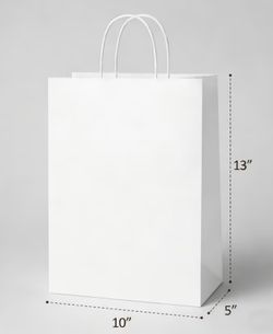 Paper bag - 10”x5”x13”