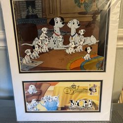 Art of Disney 101 Dalmatians Stamp Art