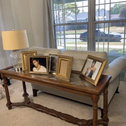Oak Sofa Table/ Entry Console / Accent Table 