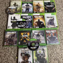 Call of duty collection lot ( Xbox 17 game set) 360 one Series X