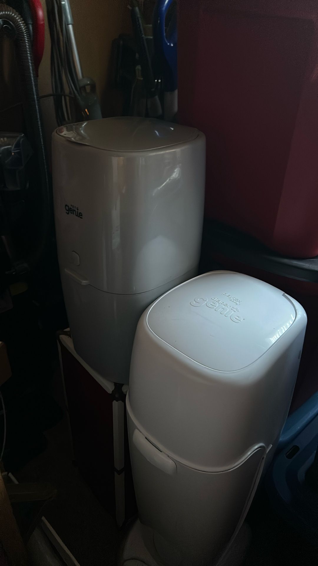 Diaper genie, big and small