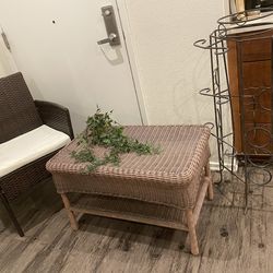 Table and chair and stand for balcony