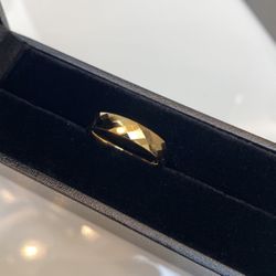 Gold Ring Size 6.5 Tungsten