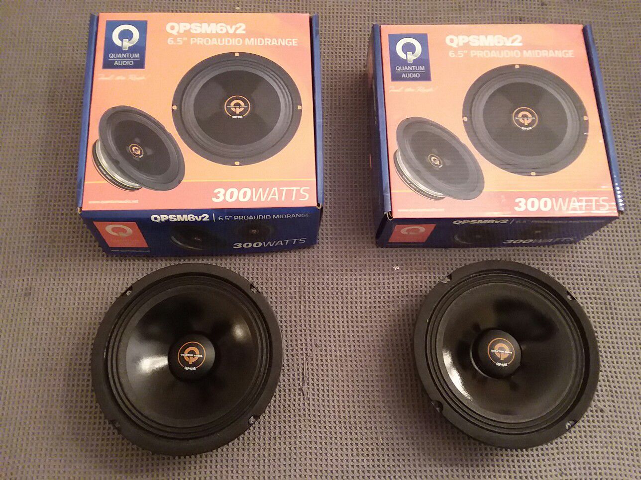 NEW pair 6.5 Pro Audio mid-range speakers
