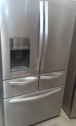 Whirlpool French Door Silver Refrigerator Fridge
