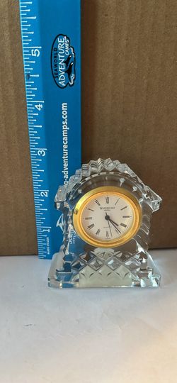 Waterford Crystal Quartz Desktop Clock