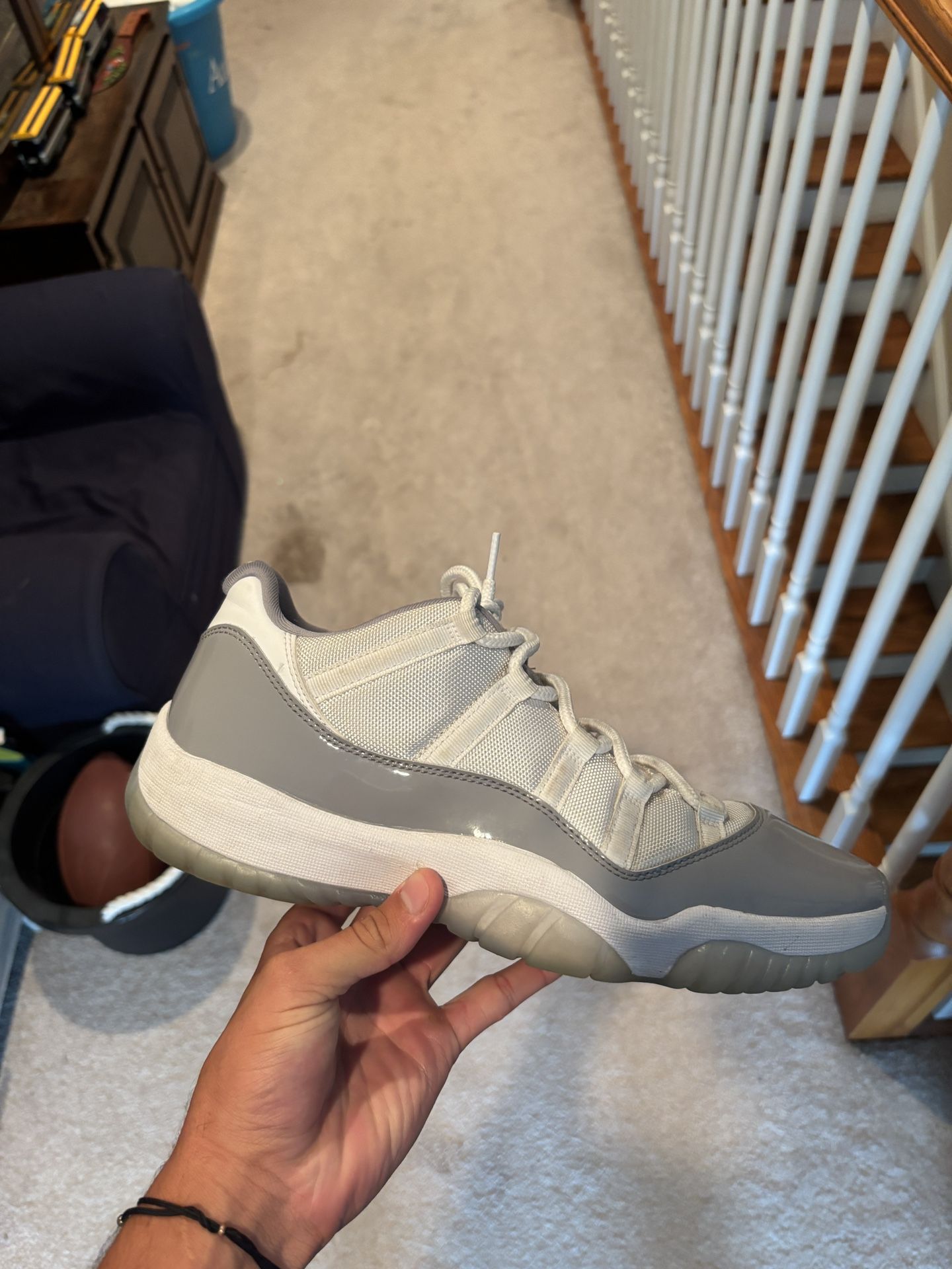 Jordan 11 low Cement Grey size 12 used (message for details)