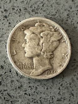 1940 DIME 90% SILVER