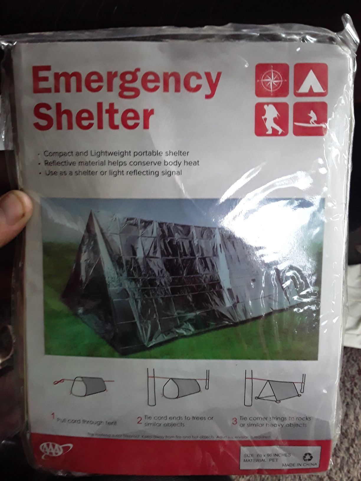 Fire safety tent