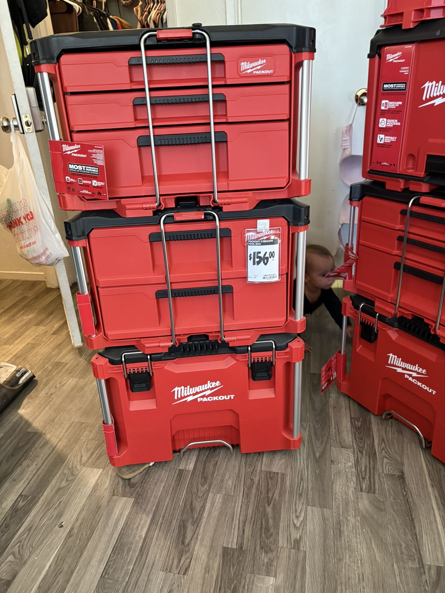Milwawkee Packout Tool Boxes & roller