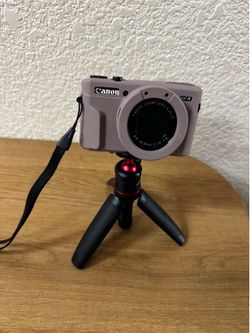 Canon PowerShot G7X Mark II 20.1 Megapixel Video Camera Black