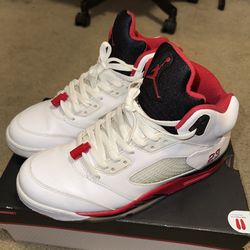 Fire red 5s Air Jordan