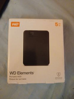 NEW 5TB

WD Elements

Portable Hard Drive