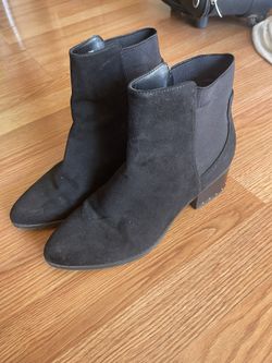 Black Ankle Boots 8.5