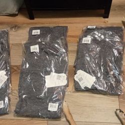 Long Gray Slit Skirt