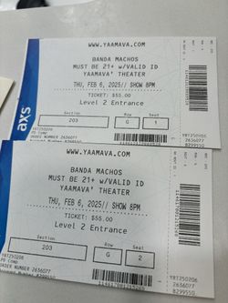 Concert Tickets Banda Macho