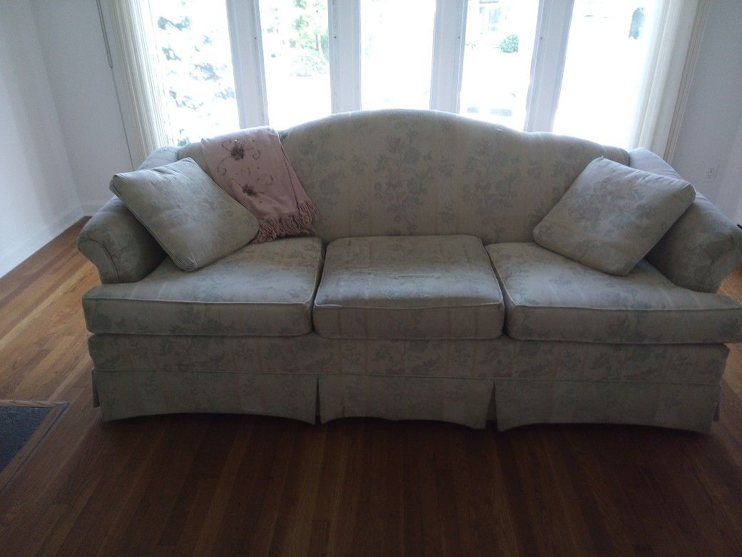 Couch And Love Seat 40.00 For Both Must Go