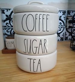 New Rae Dunn Stackable Canisters 