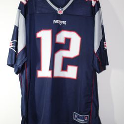 Tom Brady New England Patriots NFL #12 Jersey Size XL