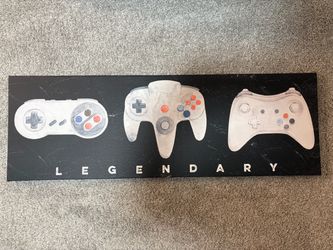 Gaming Controllers Canvas Wall Art ($50 for all)