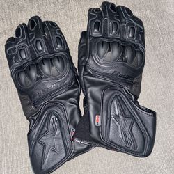 AlpineStars Gauntlet Gloves With Ring/pinky Combo- New Never Worn 