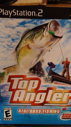 PS2 Top Angler Real Bass Fishing Video Game