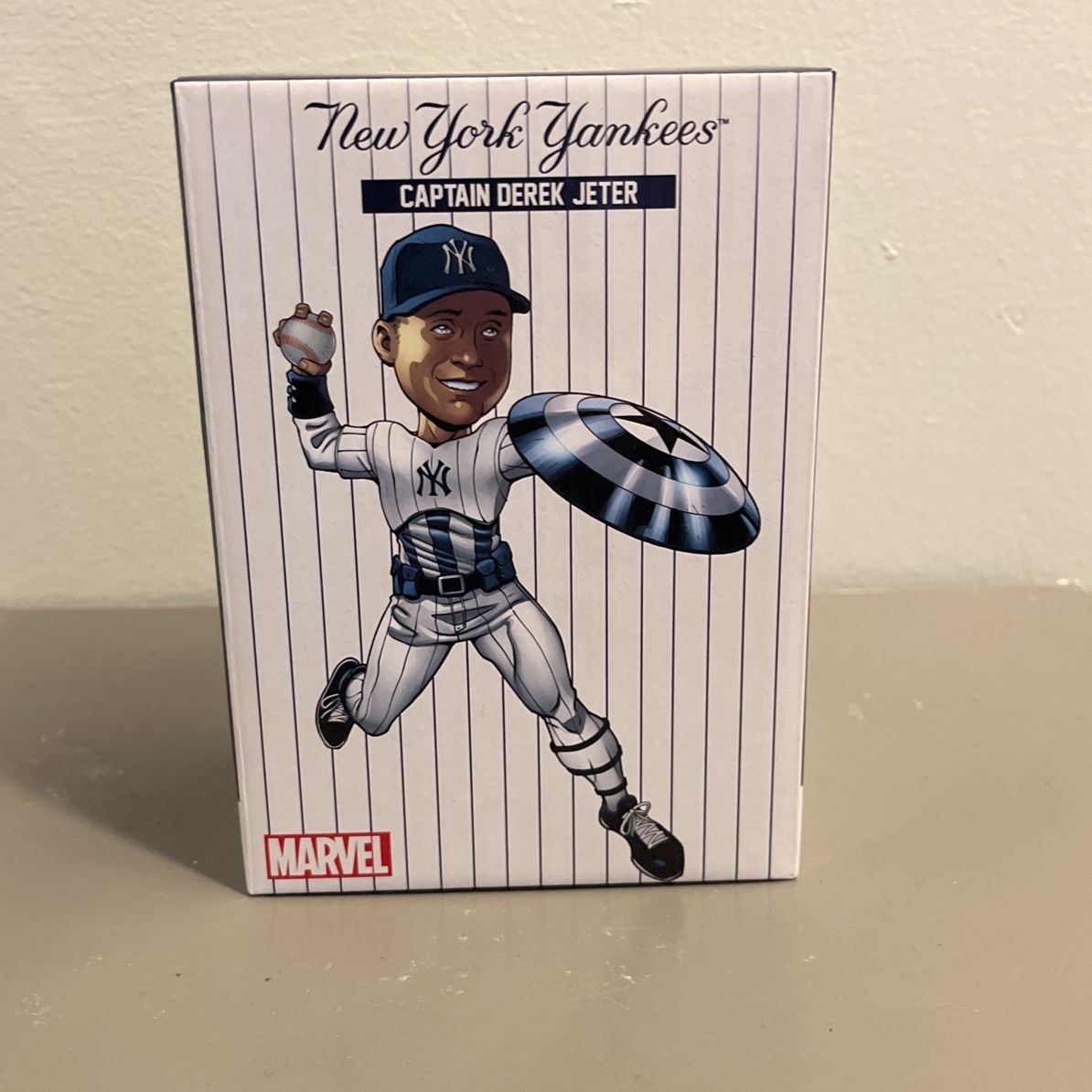 New York Yankees Marvel Captain America Jeter MLB Bobblehead for Sale in  Queens, NY - OfferUp