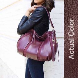 Aimee Kestenberg Leather & Suede Tuscany Hobo Bag