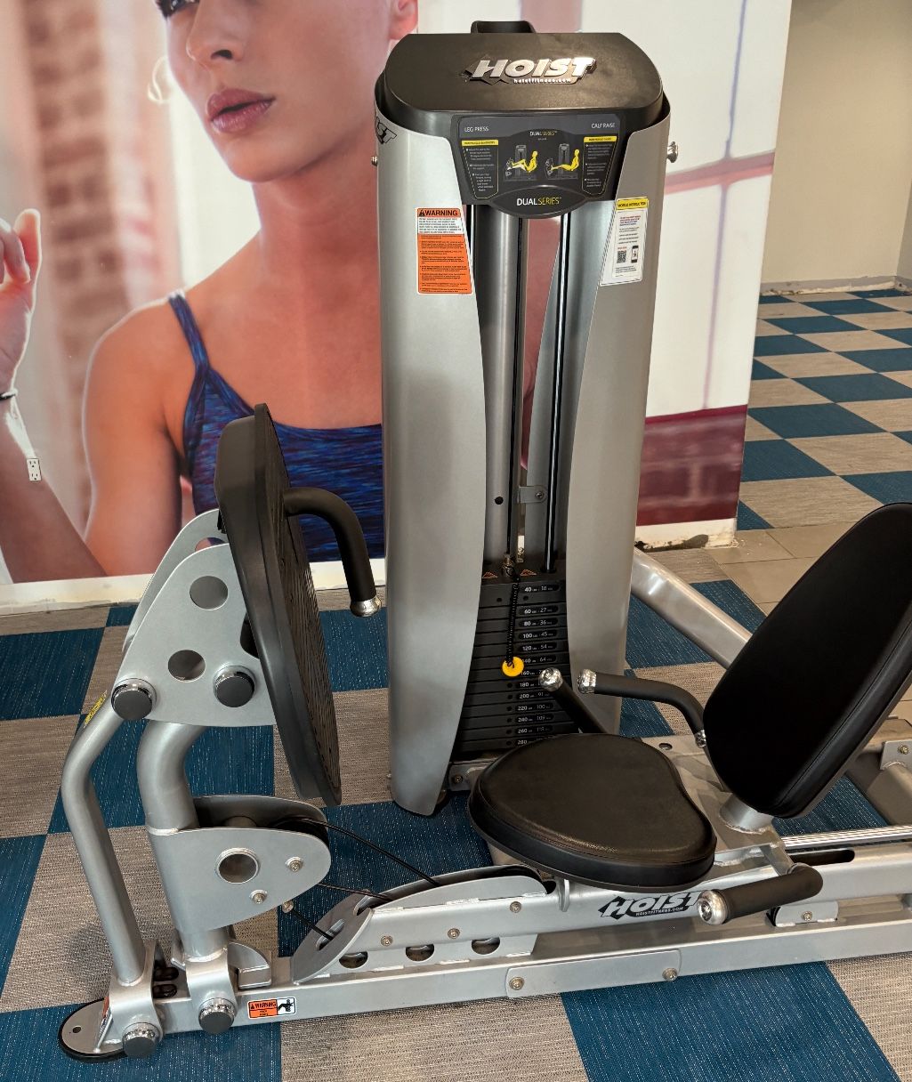 HOIST DUAL SERIES LEG PRESS/CALF RAISE!! READY FOR DELIVERY OR PICKUP!!