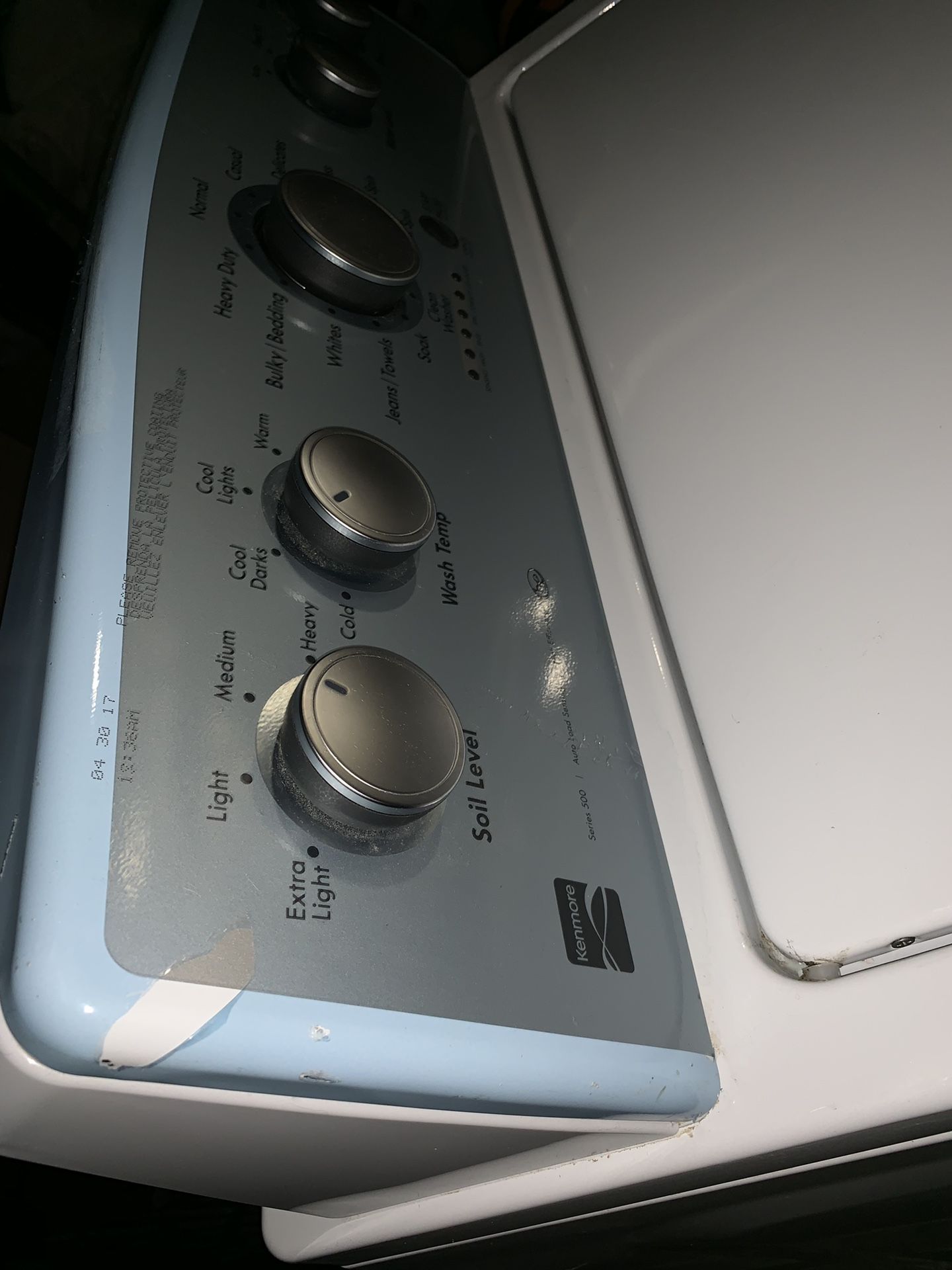 Kenmore Series 500 Washer Diagnostic Mode - uad4xkg