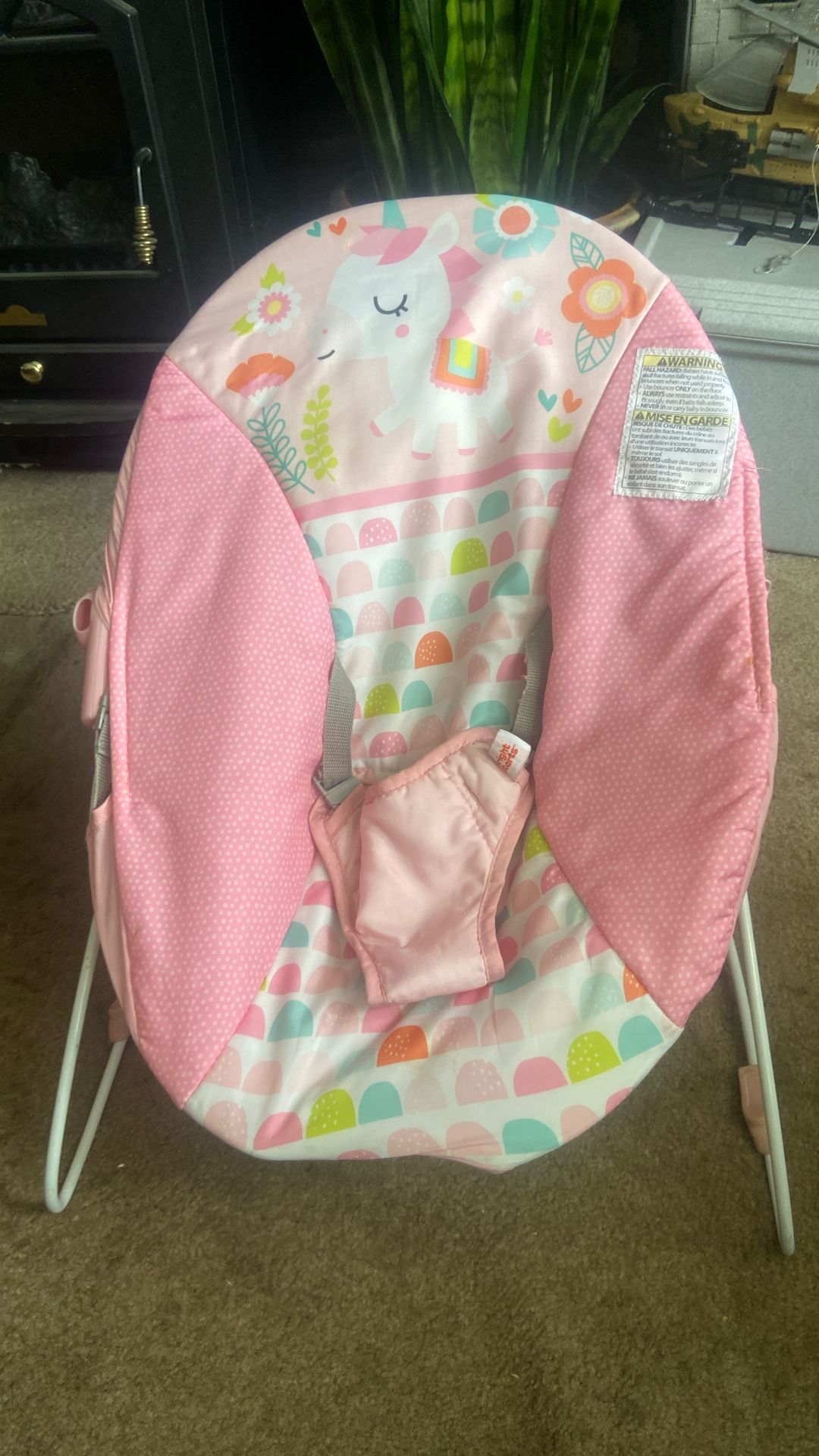 Baby Bouncer Price 5$. Pick Up. E. 72nd. and. Grandview. E. Tacoma