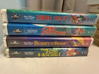 Walt Disney The Classics VHS Tapes Lot of 4