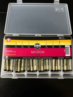 Pigma micron pens 72 pack