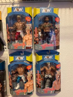 AEW WRESTLING SUPERSTARS LJN STYLE FIGURES