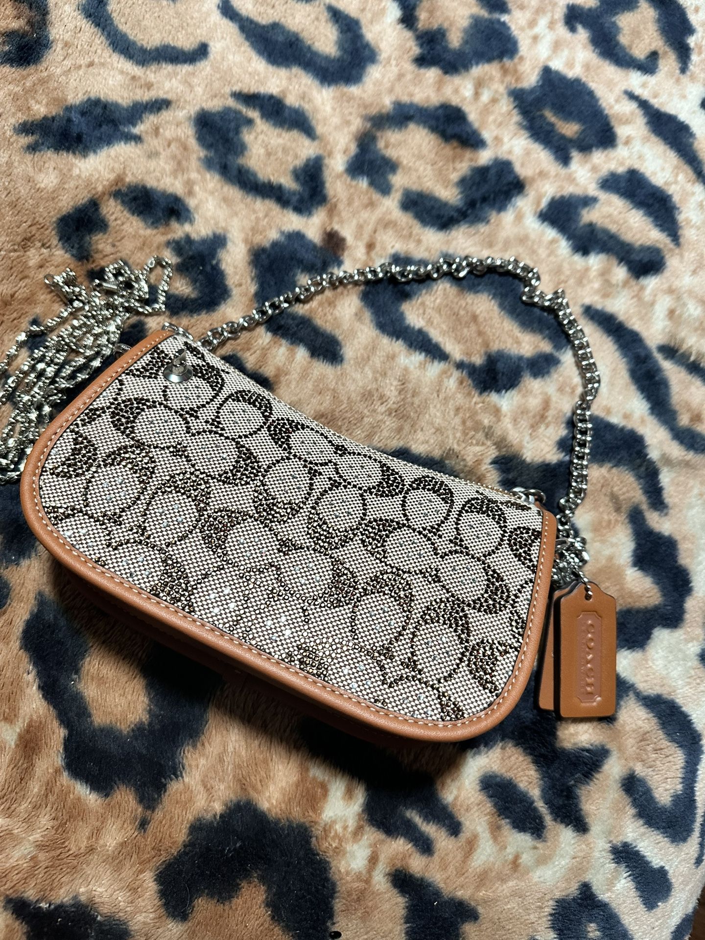 Coach Rhinestone Swinger Bag