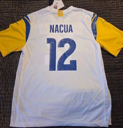 LA Rams #12 Nacua Nike Jersey Mens Size XL $65