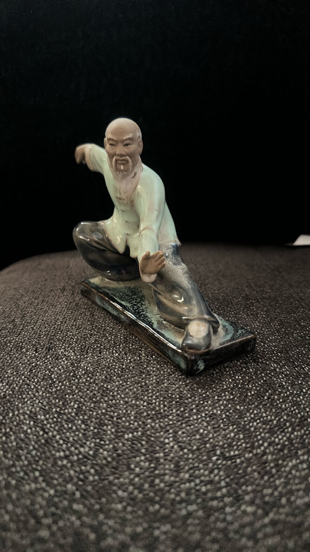 Kung Fu Master Sensei Mudman Figurine Ceramic Karate Tai Chi