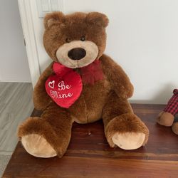 Large valentine’s Day, stuffed  teddy bear 30 inches