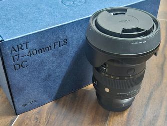 Sigma 17-40mm f/1.8 DC ART Lens for Fujifilm in Box