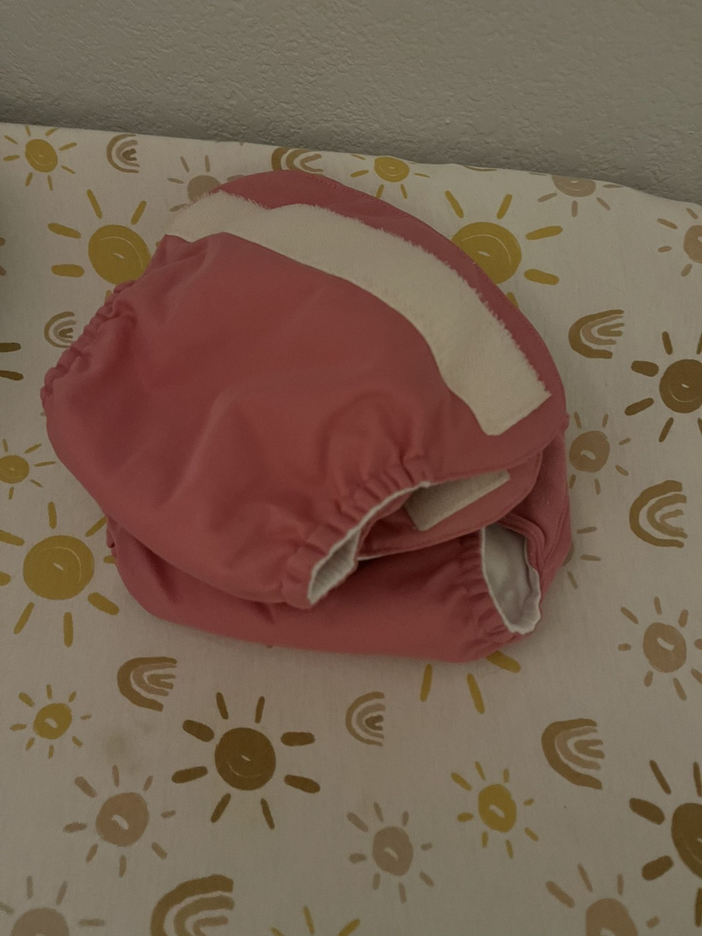 4 Pink Newborn AIO Bum Genius Diapers