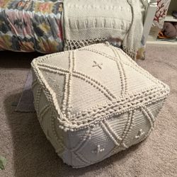 New POUF Ottoman BoHo footstool Decor