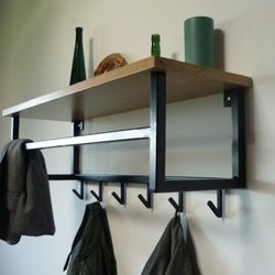 Metal Frame Coat Rack