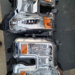 15-17 Ford F150 Headlights Luces Focos Faros Micas