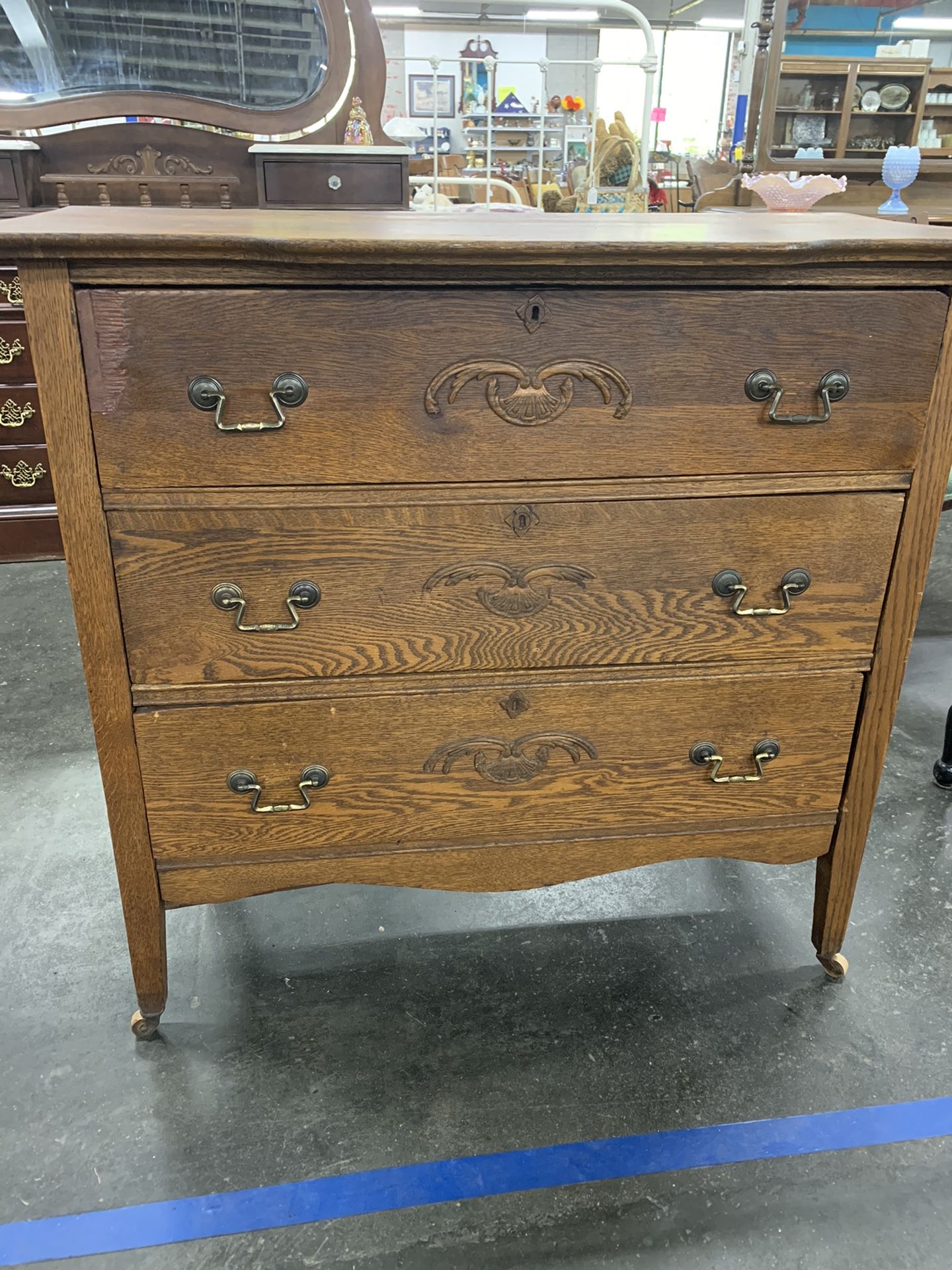 Antique Oak Dresser