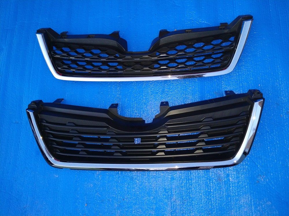 Subaru Grills For The New Body Style Subaru 2018 To 2020