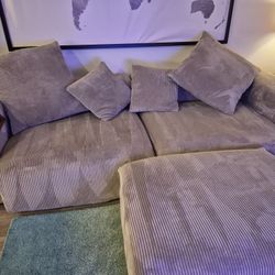 Sectional Sofa & Ottoman